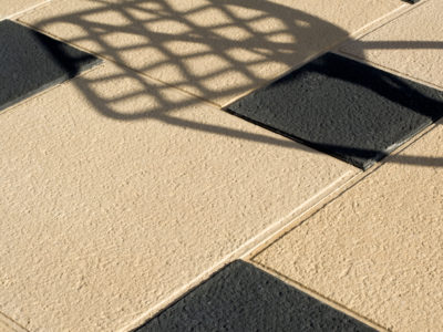 Abujardado Fino beige y negro