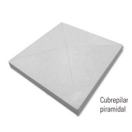 Cubrepilar piramidal